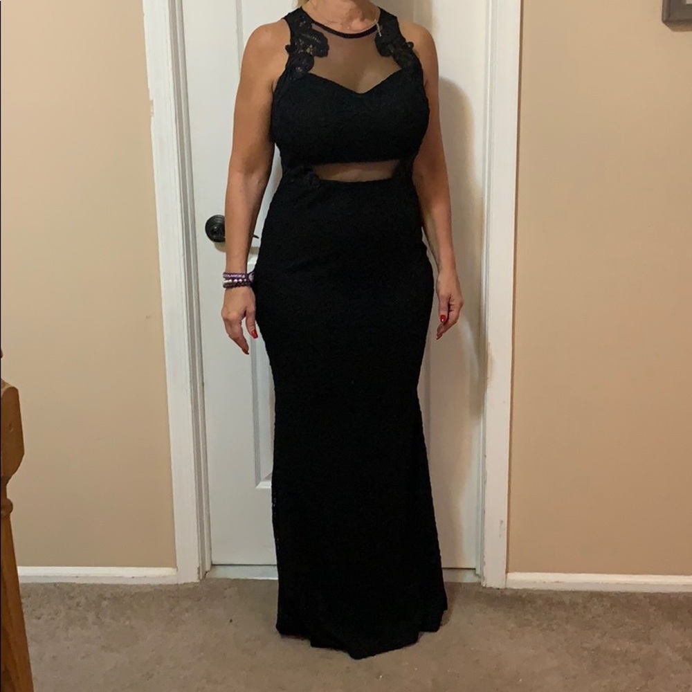 Black gown